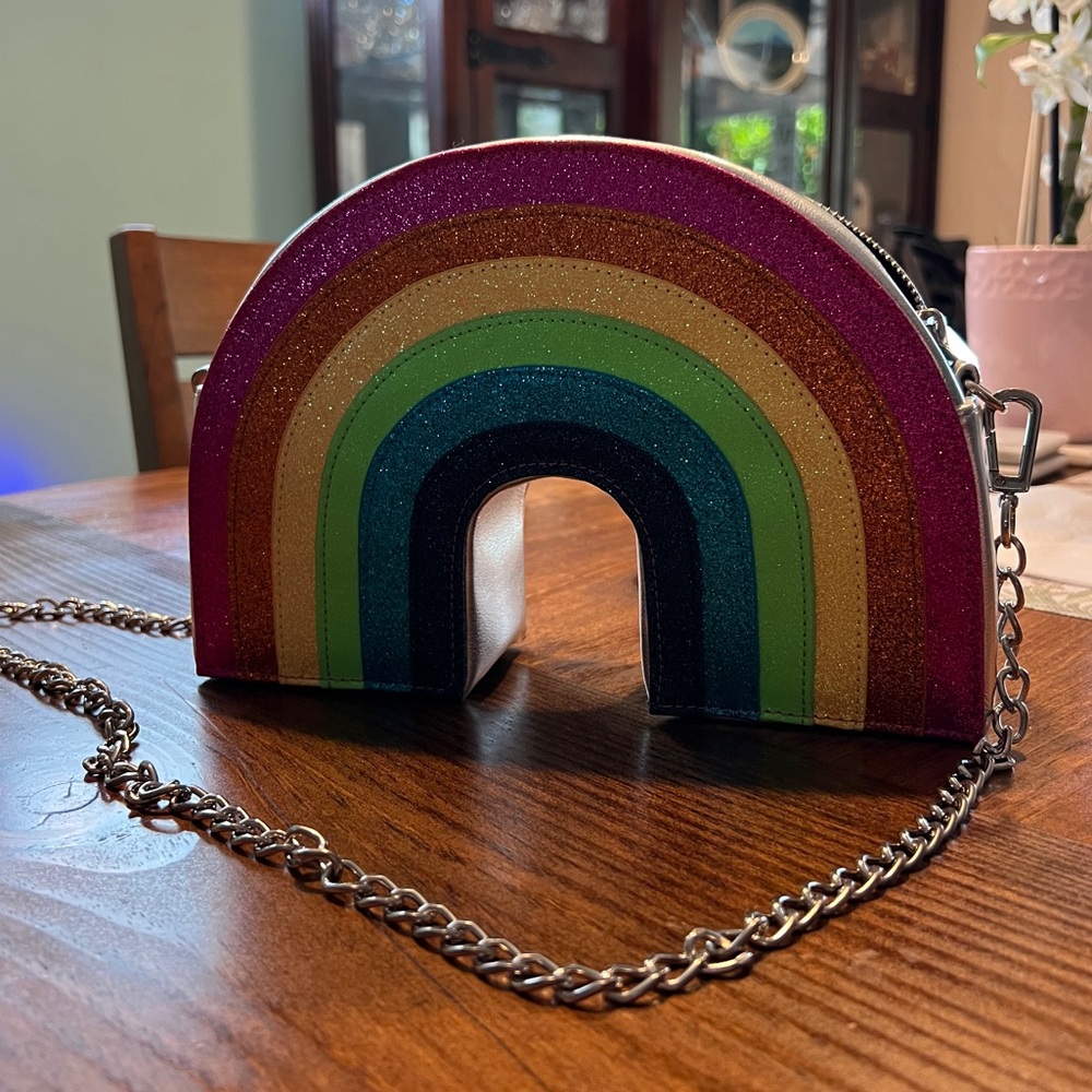 Skinnydip London Glitter Rainbow Crossbody Bag (RARE)